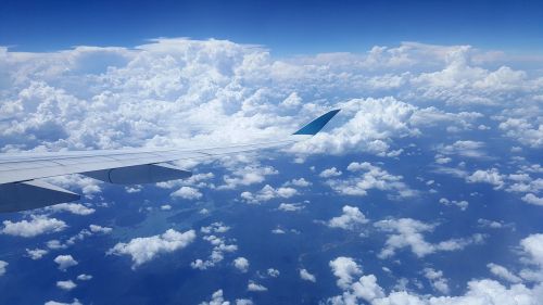 sky cloud plane