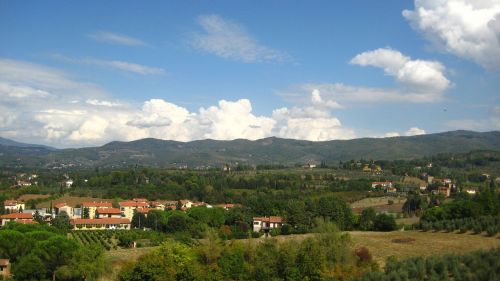 sky landscape clouds