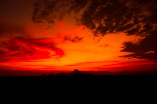 sky clouds sunset