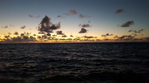 sky clouds sea