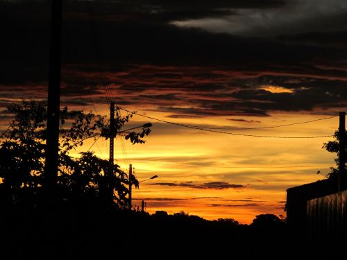 sky sunset landscape