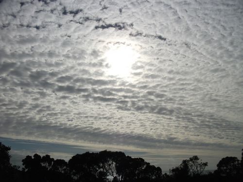 sky clouds winter