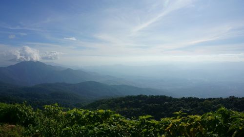 sky mountain nature