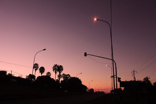 sky sunset silhouette