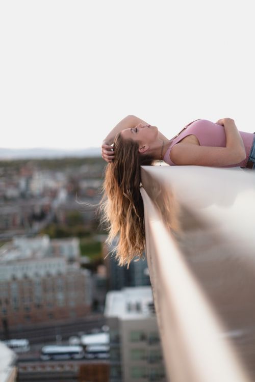 sky rooftop people