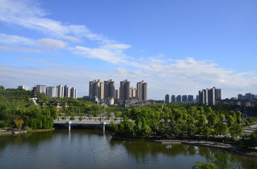 sky lake tall buildings