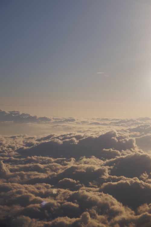 sky clouds aerial