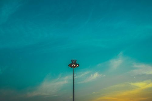 sky blue sky landscape