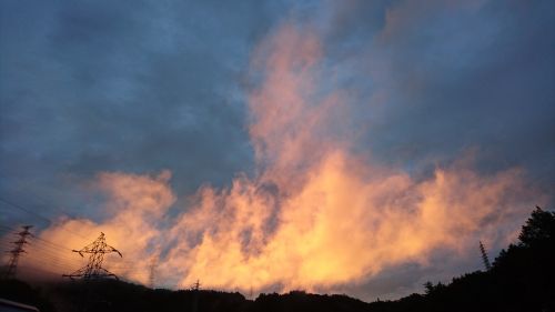 sky cloud sunset