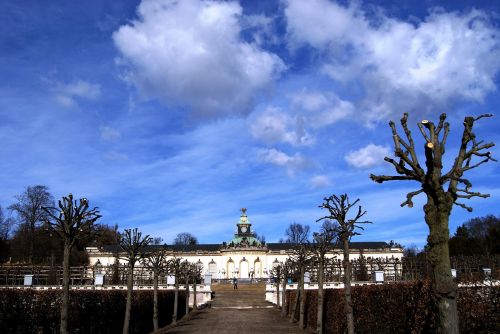 sky clouds castle