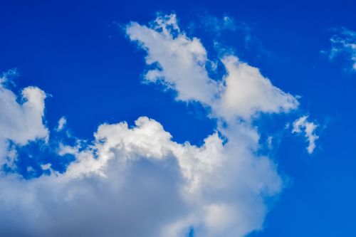 sky blue sky clouds nature