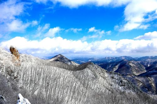 sky mountain nature