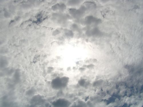 sky clouds sun