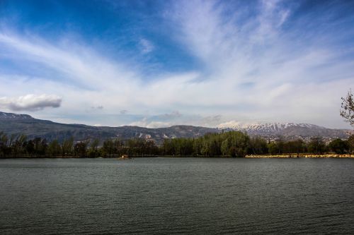 sky lake nature