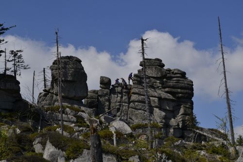 sky travel rock