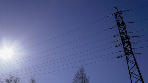 sky  electricity  wire