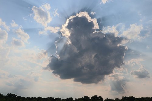 sky  sun  clouds