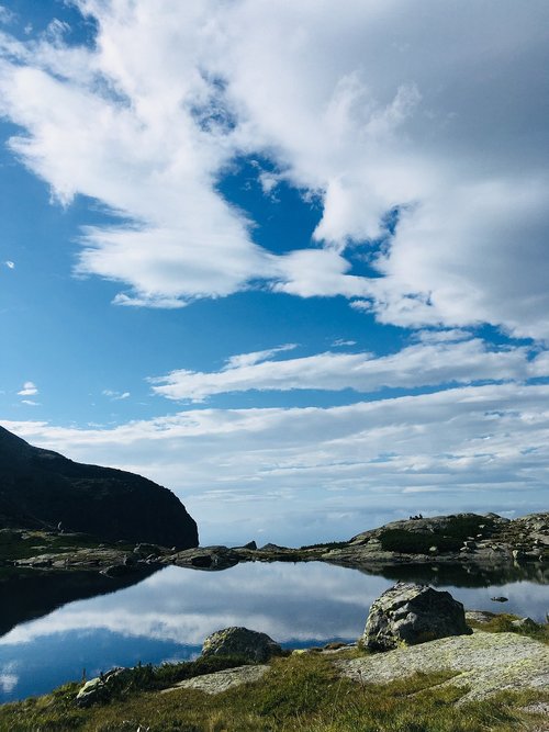 sky  blue sky  rocks