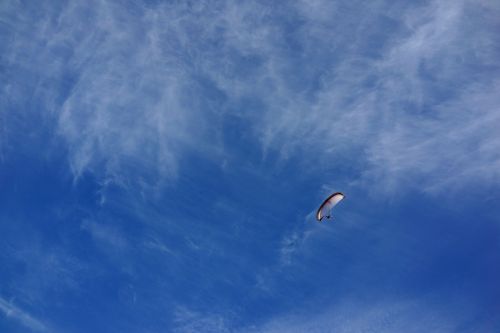 sky paraglider parachute