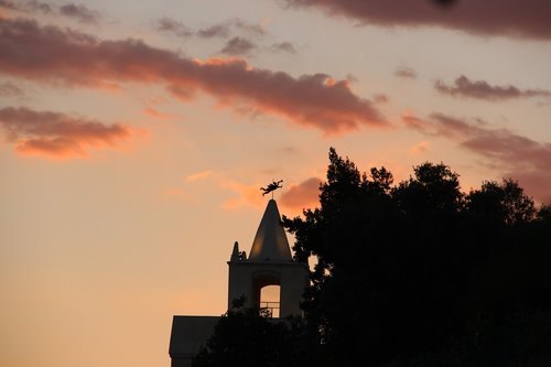 sky  church  twilight