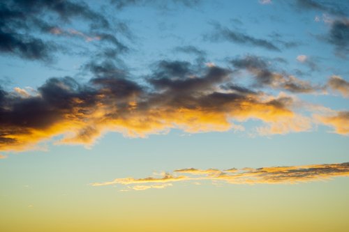 sky  dawn  clouds