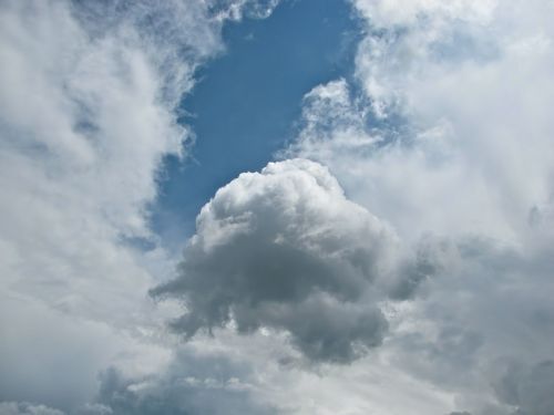 sky clouds cumulus