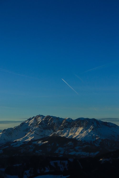 sky  mountains  flachau