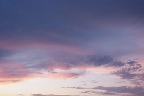 sky clouds evening sky