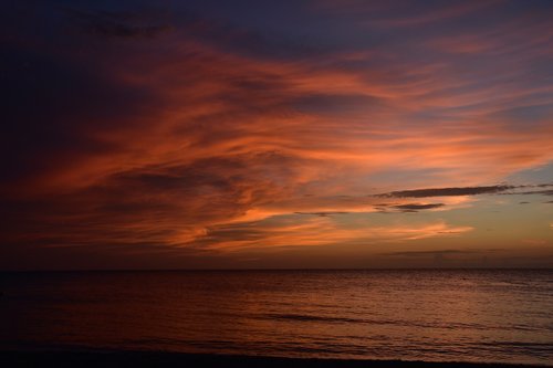 sky  beach  sunset