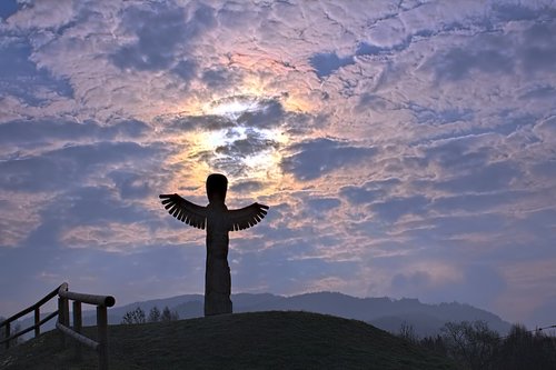 sky  landscape  silhouette