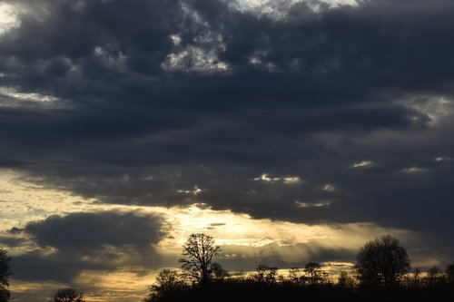 sky  sun  rays