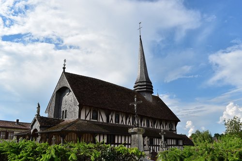 sky  church  timber