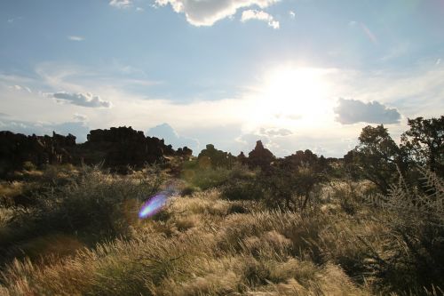 sky clouds steppe