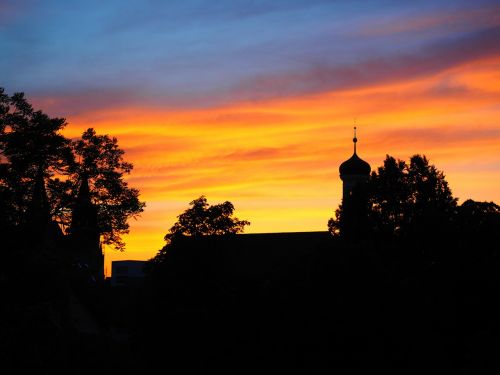 sky sunset clouds