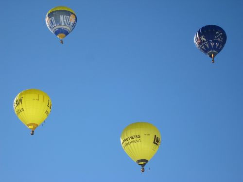 sky hot air balloon fly