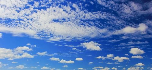 sky blue clouds