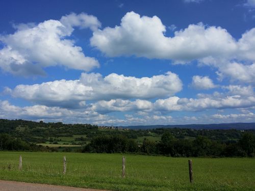 sky clouds jura