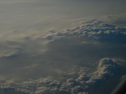 sky clouds evening