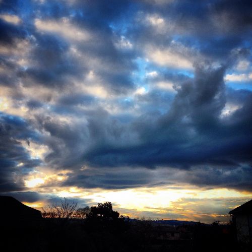 sky clouds storm