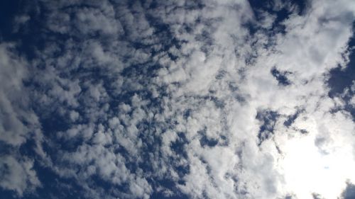sky blue cloudscape
