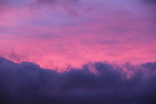 sky sunset pink