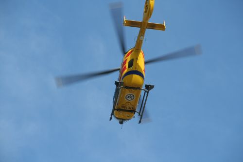 sky summer medical helicopter