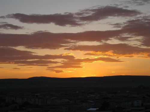 sky sunset clouds