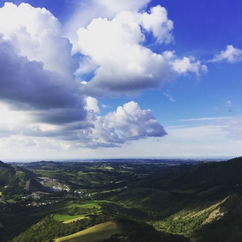 sky landscape italy