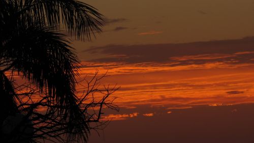 sky sunset nature