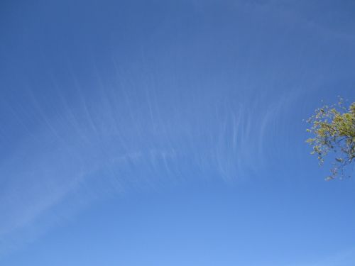 sky blue clouds