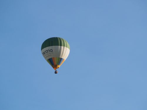 sky hot air balloon flying