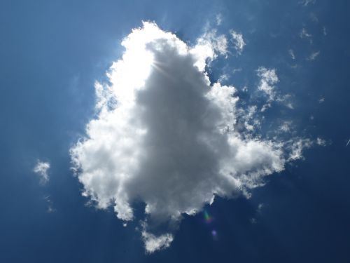 sky clouds form cumulus clouds