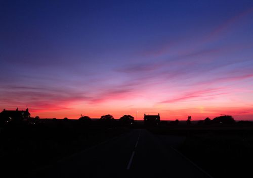 sky silhouette sunset