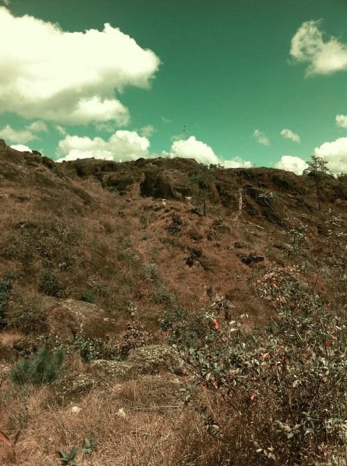 sky mountain clouds